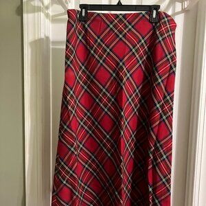 Red Tartan Skirt